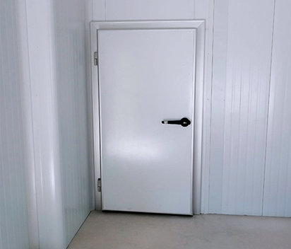 Cold storage swing doors are tailormade for indoor or outdoor temperature controlled environments